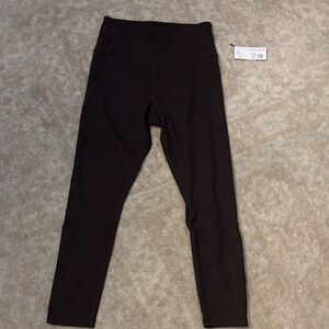 Jockey Dark  brown Leggings-size xs